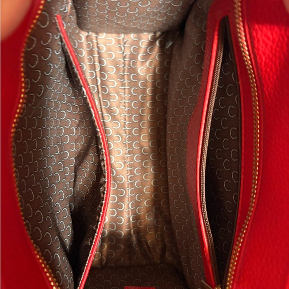 2pc Red The Tote Bag&Wallet Set.Crossbody strap
10.5w,9.5h,4.5 expansion- vegan - Picture 12 of 13